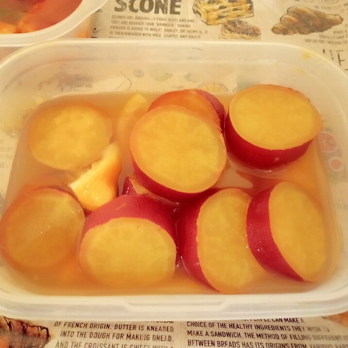 レモンたっぷり!さつまいものレモン煮